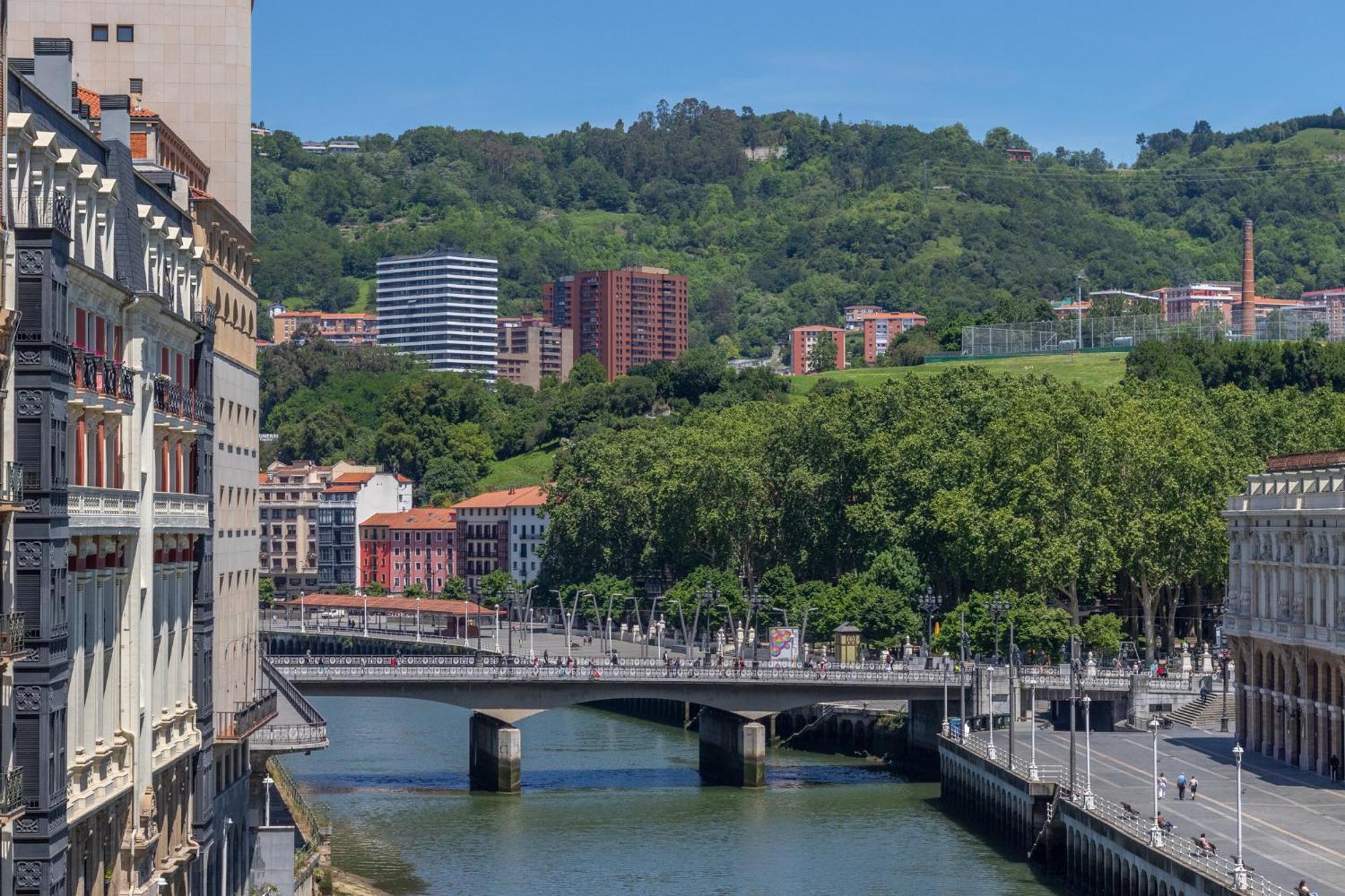 Apartamento Con Vistas A La Ria Bilbao Kültér fotó