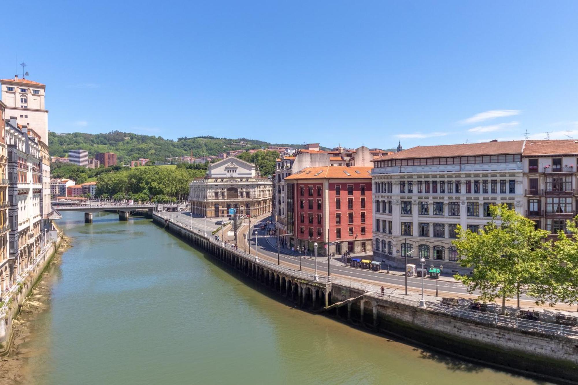 Apartamento Con Vistas A La Ria Bilbao Kültér fotó