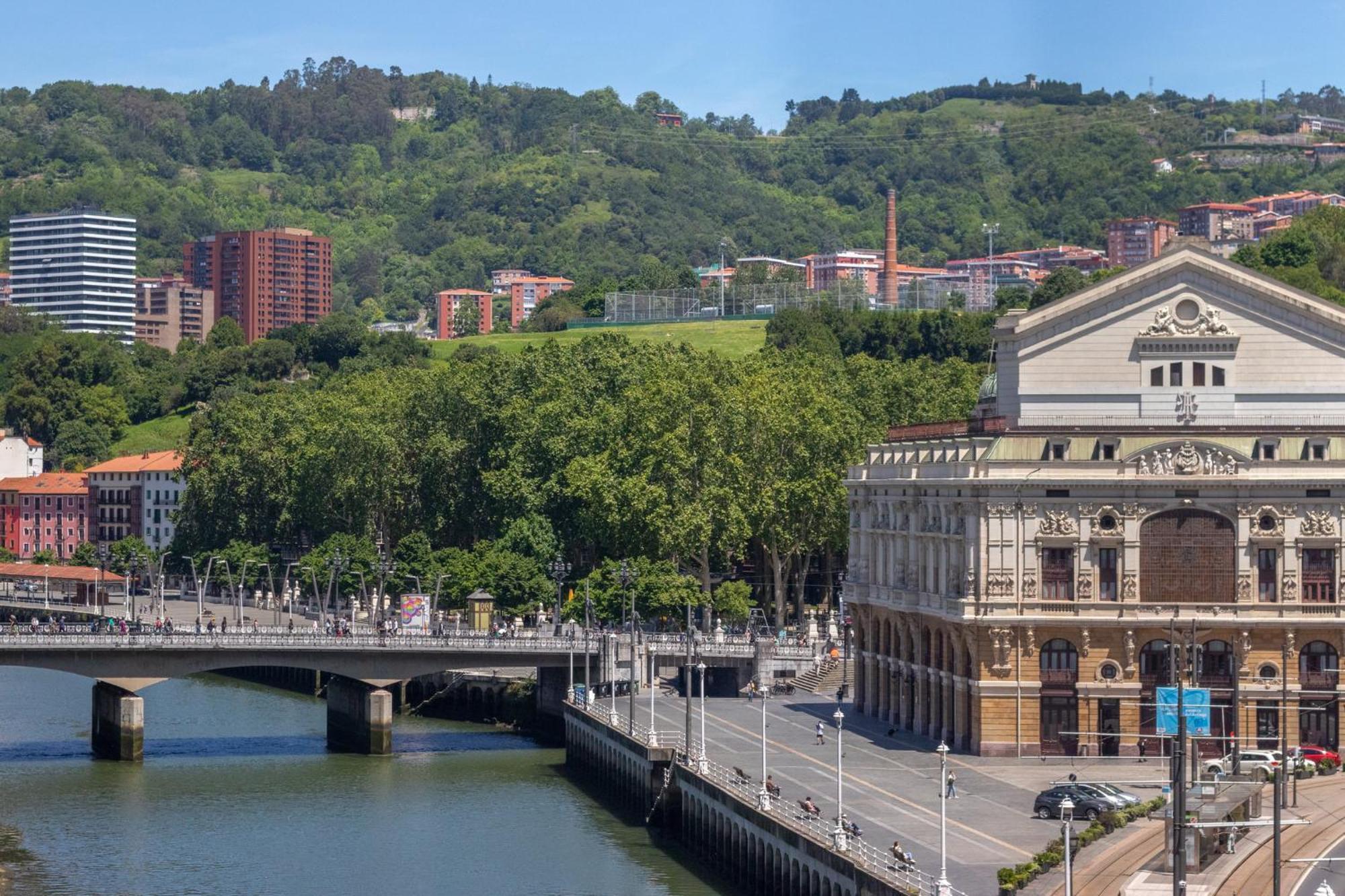 Apartamento Con Vistas A La Ria Bilbao Kültér fotó